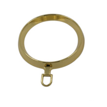 Fashion Design Large Gold Round Ring Metal Zipper Puller